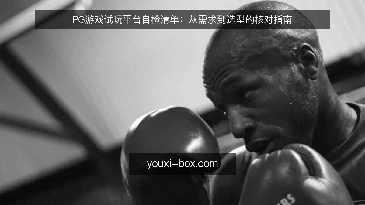 PG游戏试玩平台自检清单：从需求到选型的核对指南
